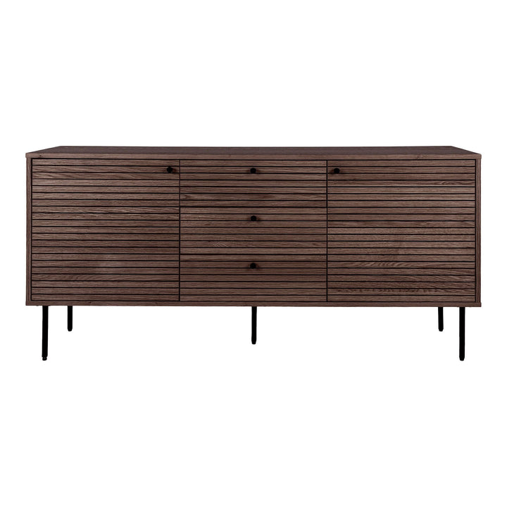 Dressoir Kyoto | Gerookte eikenkleur | Breed & laag | Liefhebbers meubel