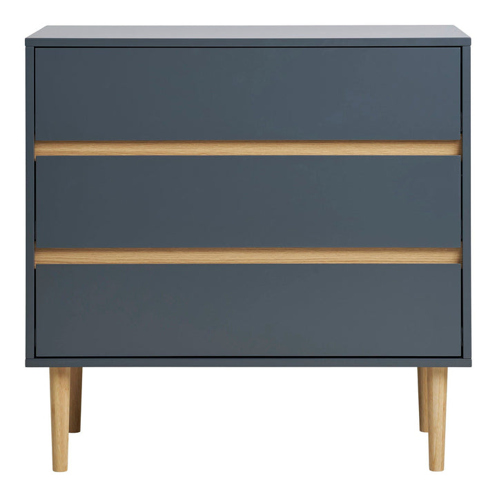 Kast Bisley | Donkergrijs | 3 lades | Kleine kast