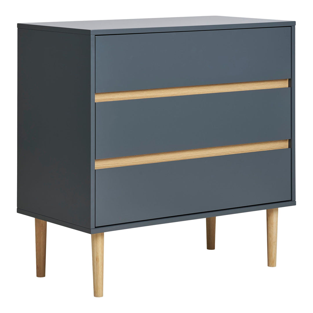 Kast Bisley | Donkergrijs | 3 lades | Kleine kast