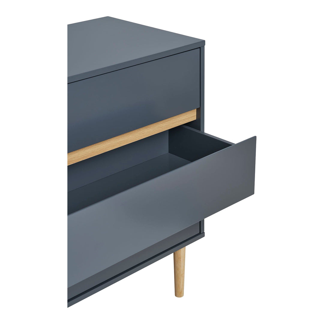 Kast Bisley | Donkergrijs | 3 lades | Kleine kast