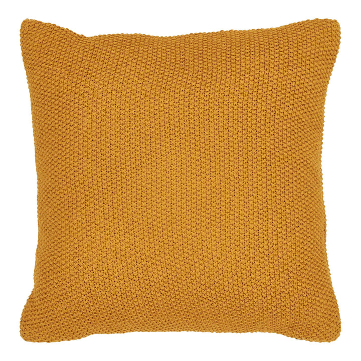 Sierkussen Santos | 100% Gerecycled katoen | Okergeel