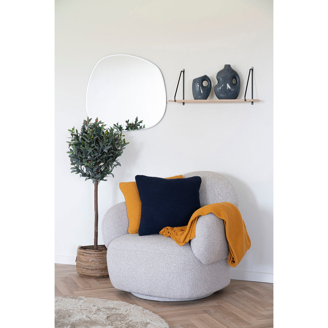 Sierkussen Santos | 100% Gerecycled katoen | Okergeel