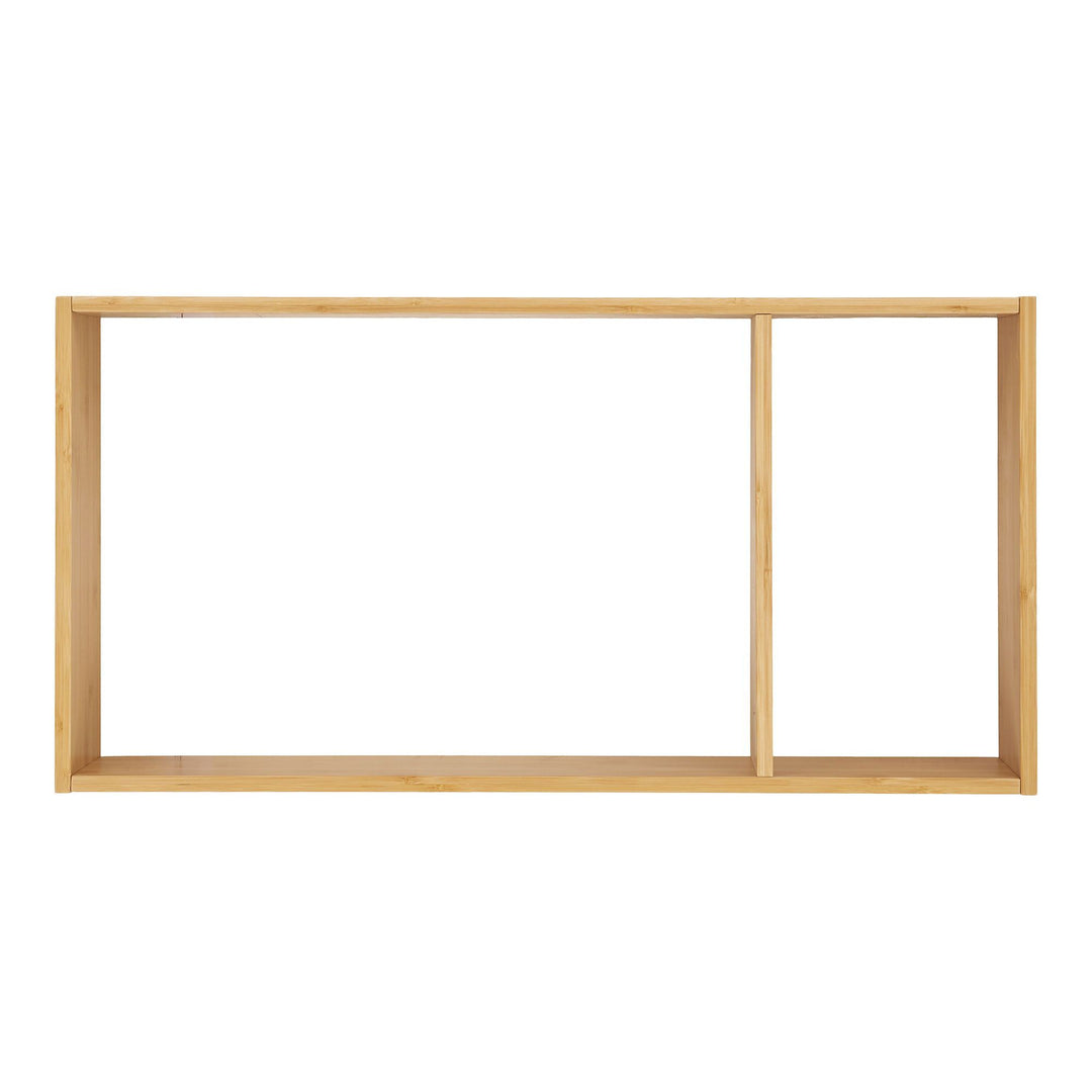 Wandkast Ember | Zwevend | Natuurlijk bamboe