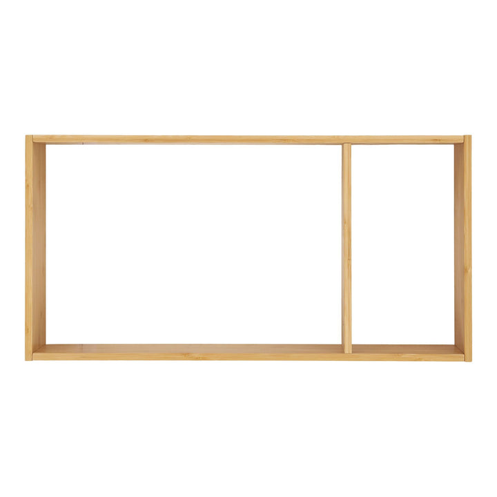 Wandkast Ember | Zwevend | Natuurlijk bamboe