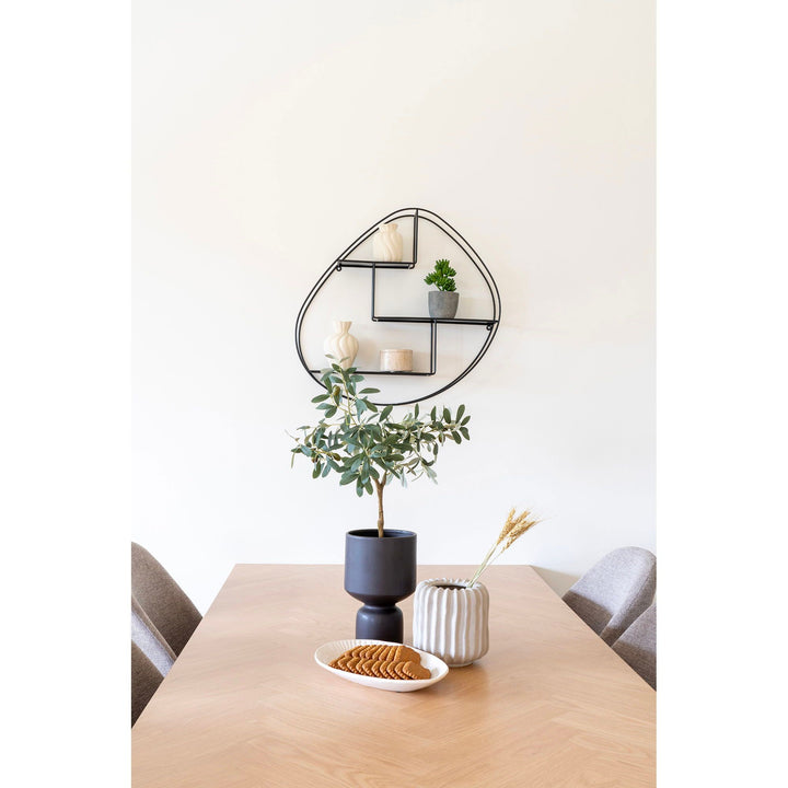 Wandkast Wrexham | Staal | Leuk design met meerdere planken