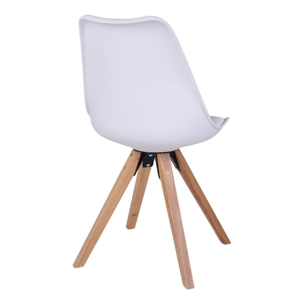 Eetkamerstoelen Bergen | PU-leer | Wit | 2 stuks