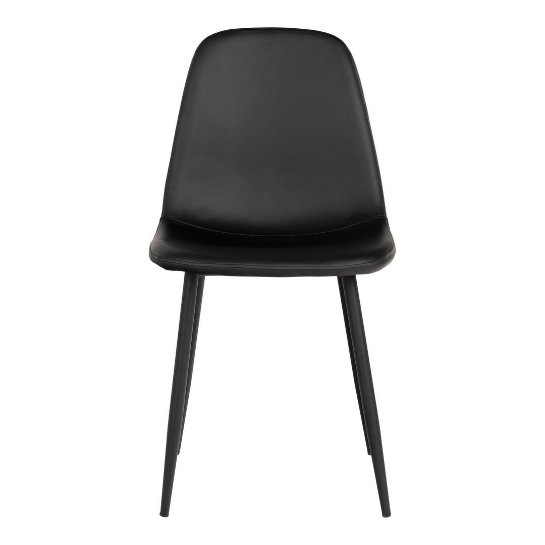 Eetkamerstoelen Stockholm | Zwart | PU-leer | 2 stuks