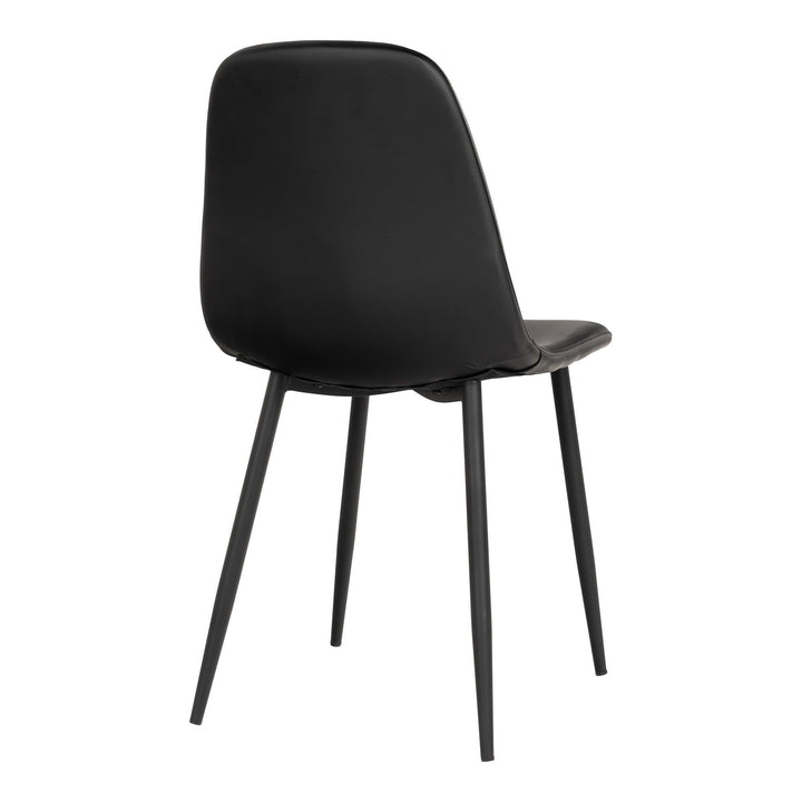 Eetkamerstoelen Stockholm | Zwart | PU-leer | 2 stuks