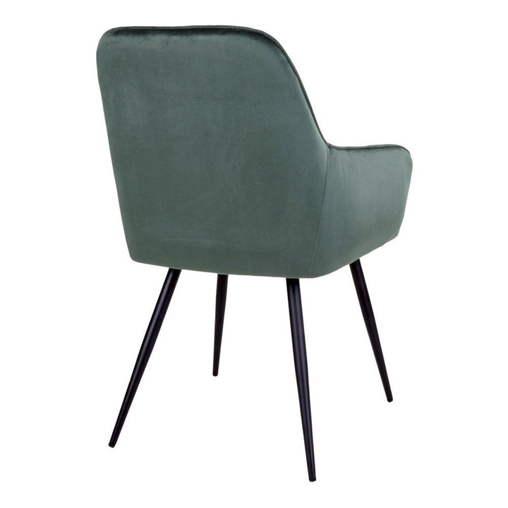 Eetkamerstoelen Harbo | Groen | Velvet | 2 stuks