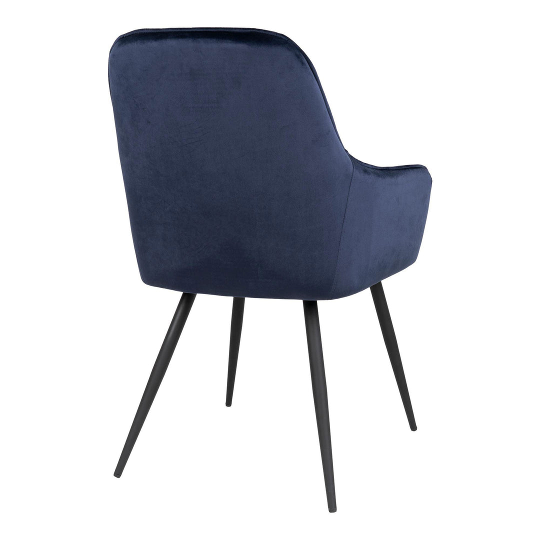 Eetkamerstoelen Harbo | Blauw | Velvet | 2 stuks