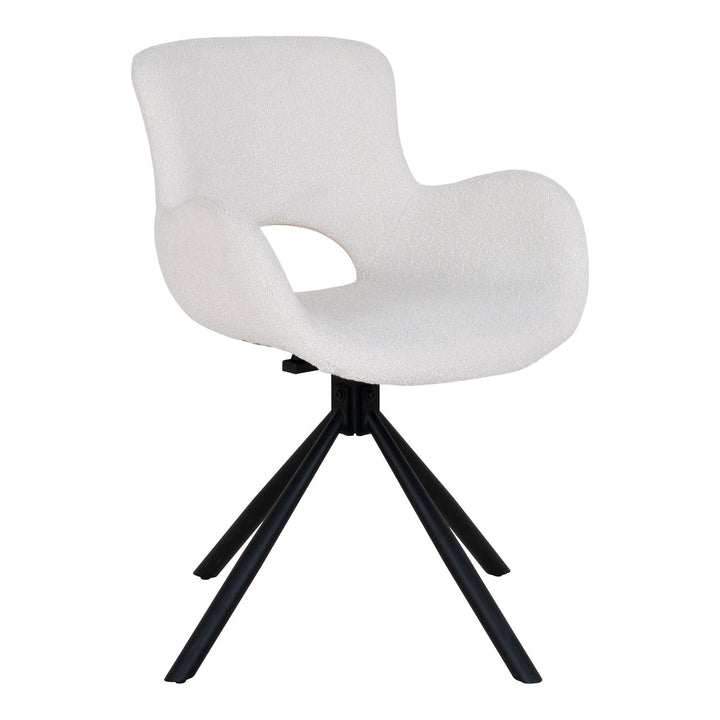 Eetkamerstoelen Amorim | Set van 2 | Polyester bouclé | Off-white
