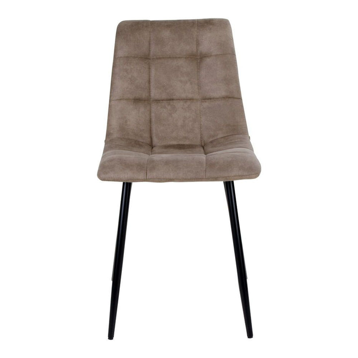 Eetkamerstoelen Middelfart | Microfiber bekleding | Bruin | 2 stuks