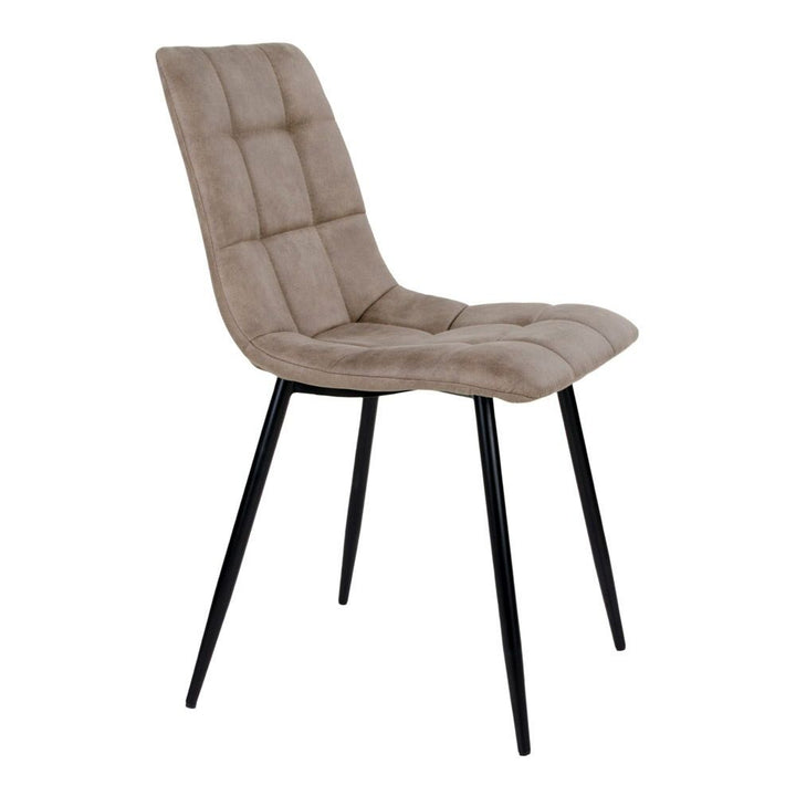 Eetkamerstoelen Middelfart | Microfiber bekleding | Bruin | 2 stuks