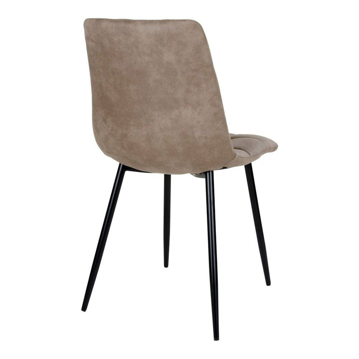 Eetkamerstoelen Middelfart | Microfiber bekleding | Bruin | 2 stuks
