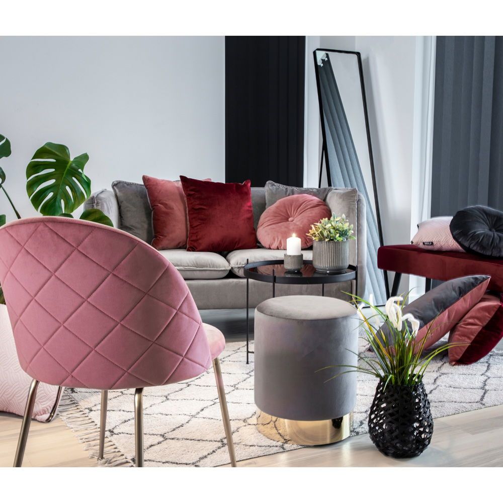 Eetkamerstoelen Geneve | Roze | Velvet | 2 stuks