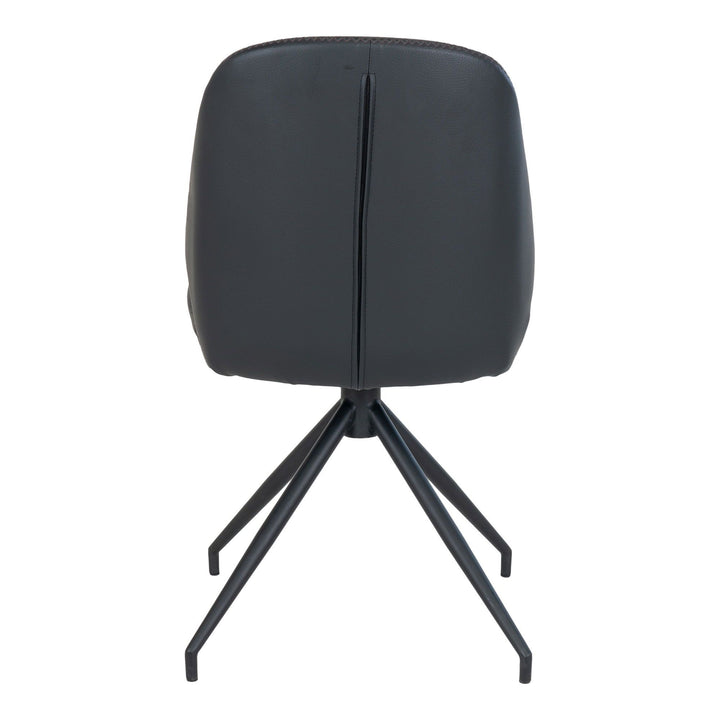 Eetkamerstoelen Monte Carlo | Zwart | PU-leer | Draaibaar | 2 stuks