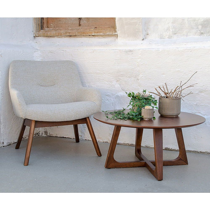 Salontafel Hellerup | Rond | Walnootfineer