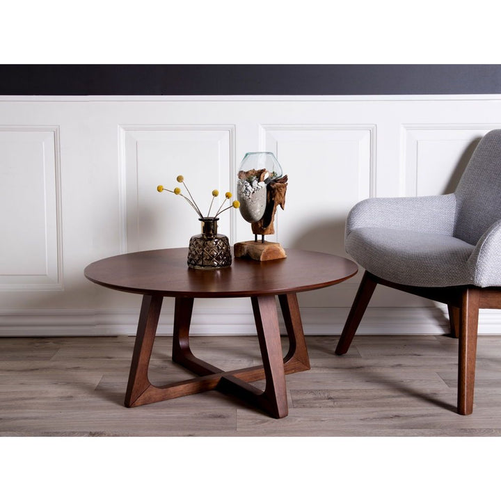 Salontafel Hellerup | Rond | Walnootfineer
