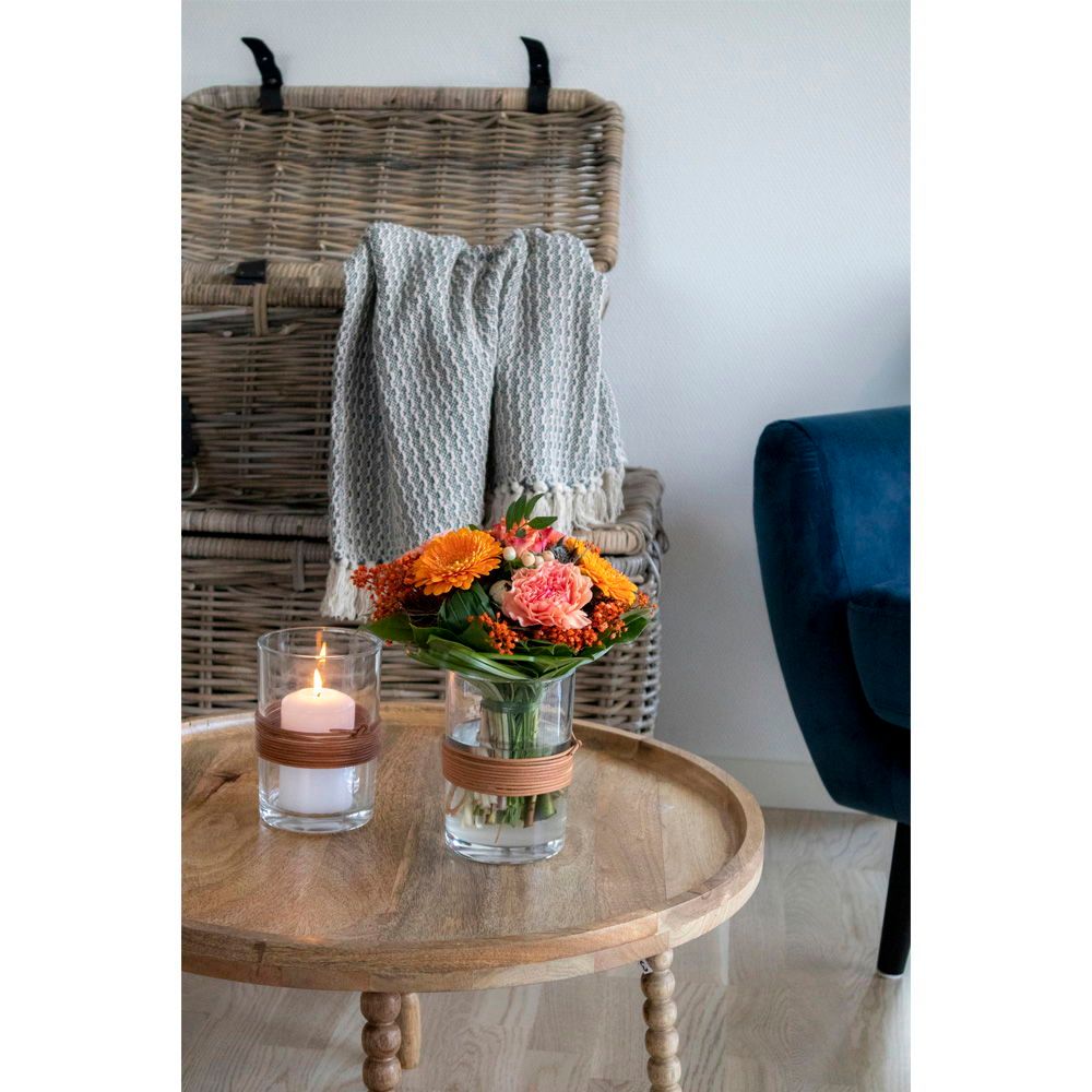 Salontafel Jammu | Mangohout | Compact | Rond