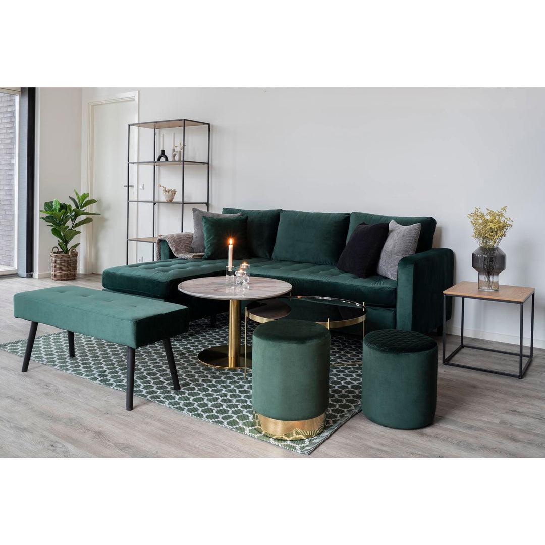 Salontafel Bolzano | Elegante salontafel | Rond | Marmerlook tafelblad