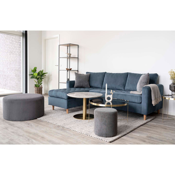 Salontafel Bolzano | Elegante salontafel | Rond | Marmerlook tafelblad