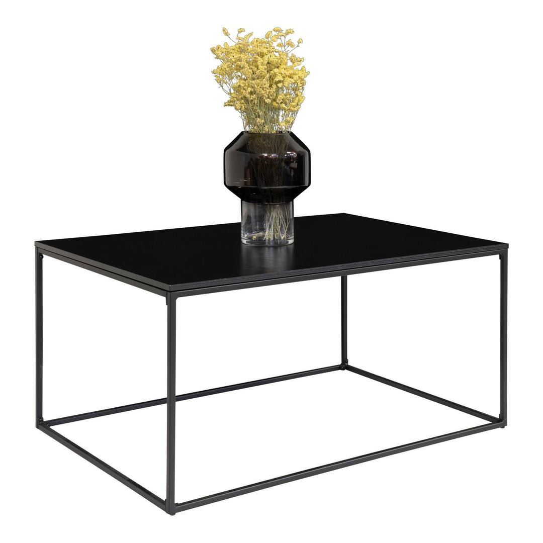 Salontafel Vita | Volledig zwart | Industrieel | Modern