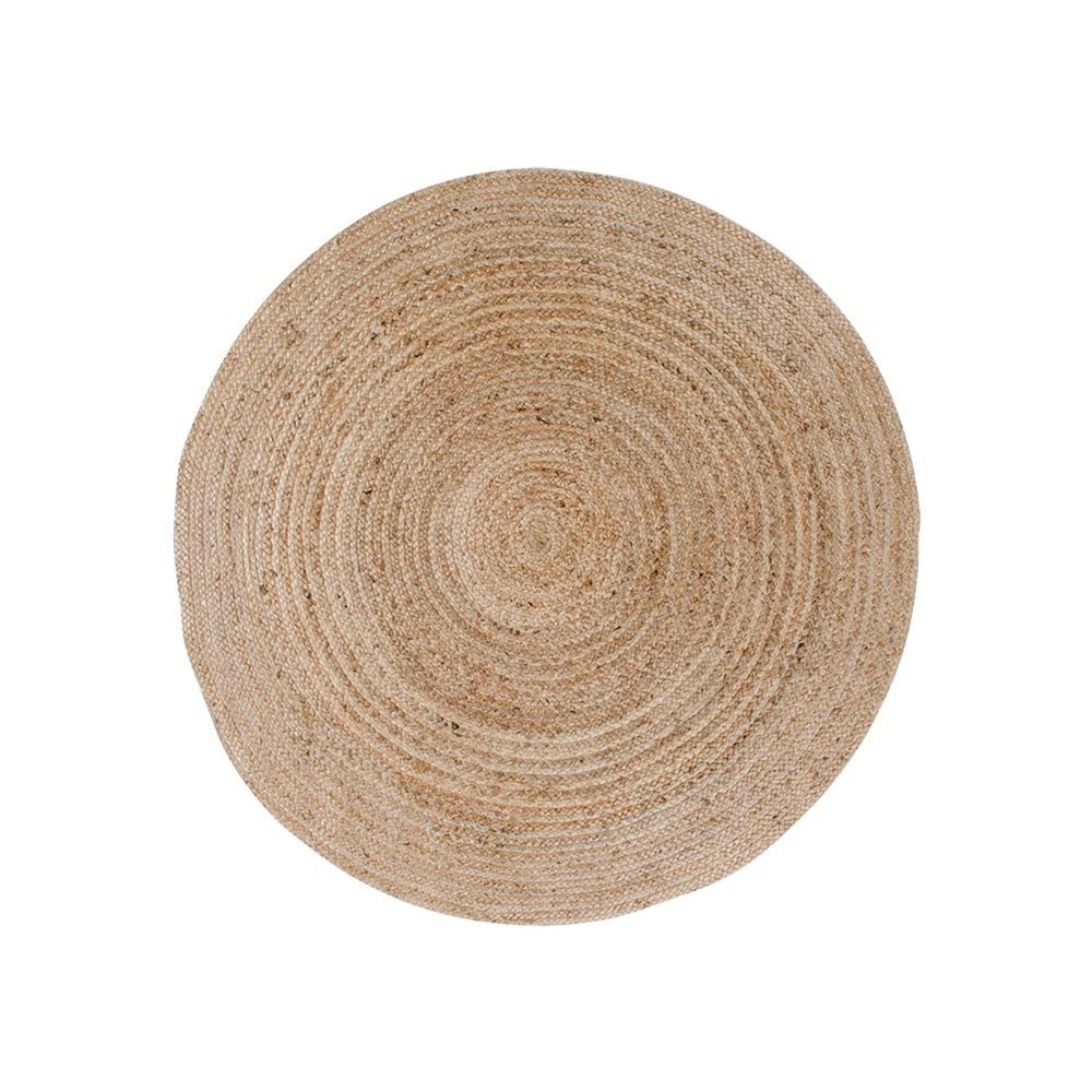 Vloerkleed Bombay | Natuurlijk | Rond | Diameter 90 cm