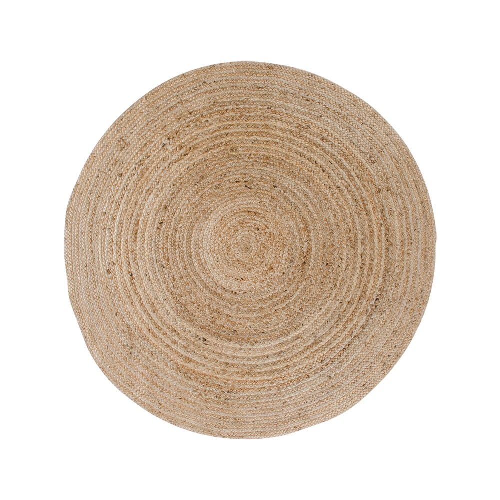 Vloerkleed Bombay | Natuurlijk | Rond | Diameter 120 cm