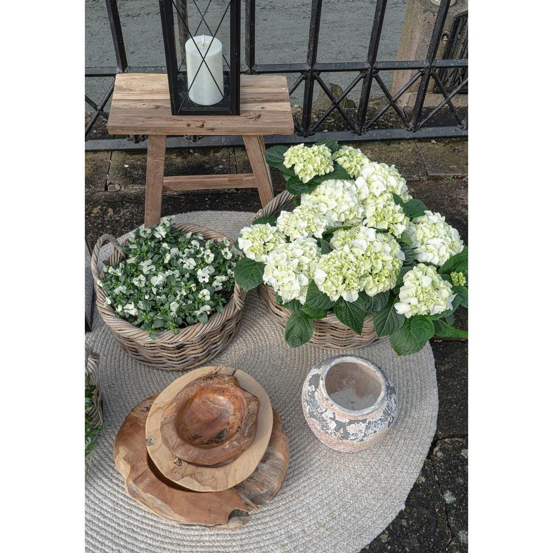 Vloerkleed Menorca | Rond | Gerecycled plastic | Voor binnen en buiten