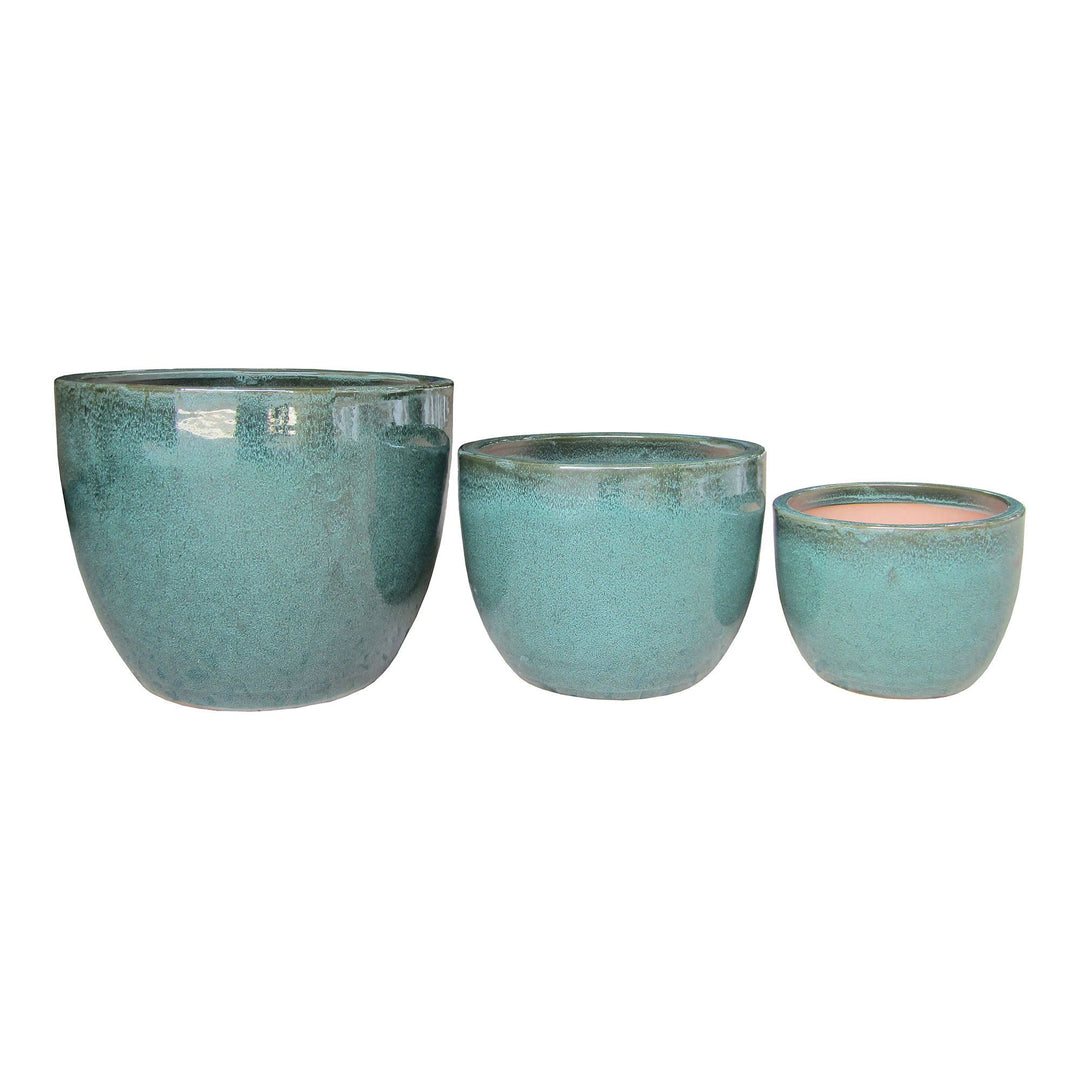 Bloempotten Burnley | Klein, middel & groot | Set van 3 | Exclusief en gave kleur