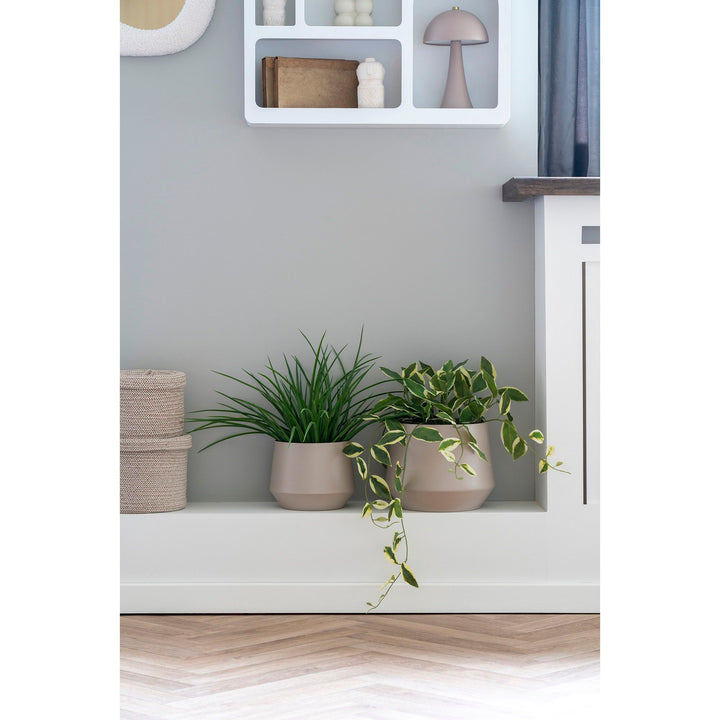 Bloempotten Trofa | Zandkleurig | Set van 2