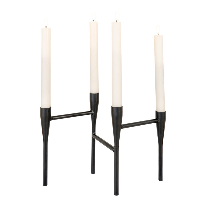 Kaarsenhouder | Staal | Zwart | Leuk design