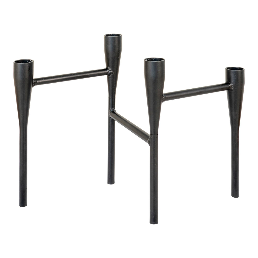 Kaarsenhouder | Staal | Zwart | Leuk design