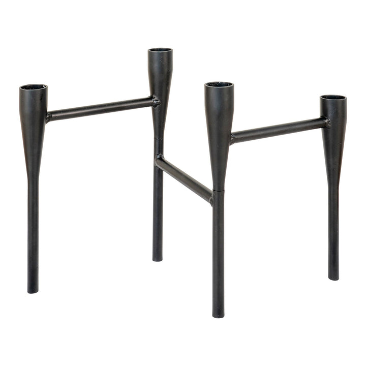 Kaarsenhouder | Staal | Zwart | Leuk design