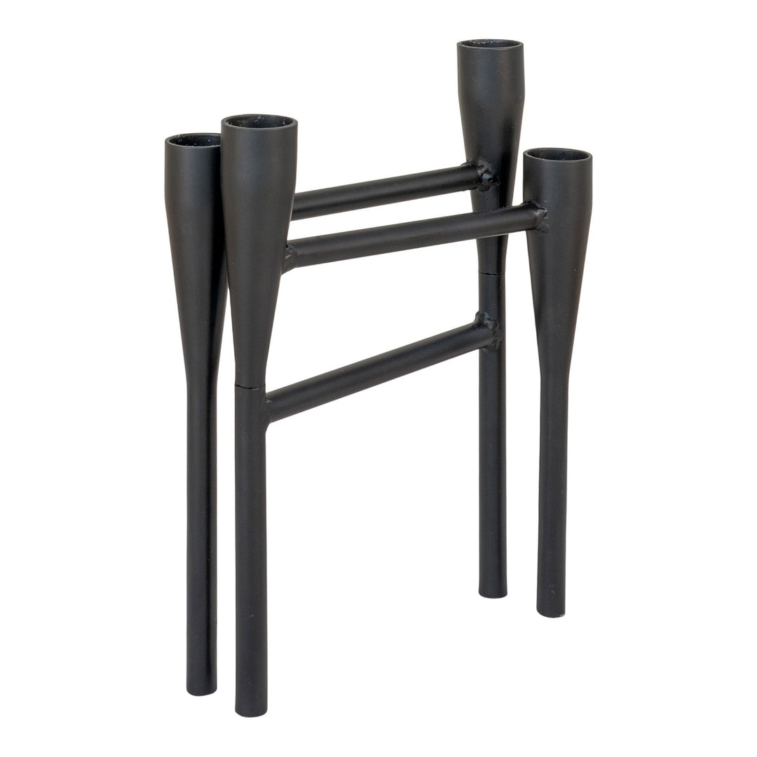 Kaarsenhouder | Staal | Zwart | Leuk design