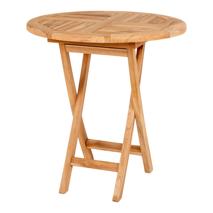Bijzettafel Oviedo | Teakhout | Natuurlijk | Rond