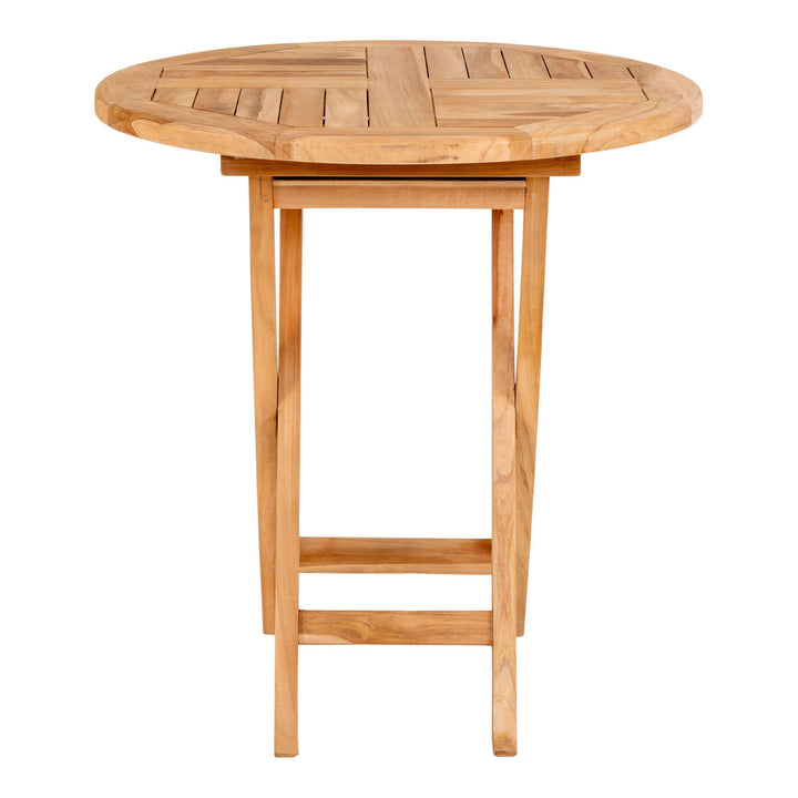 Bijzettafel Oviedo | Teakhout | Natuurlijk | Rond