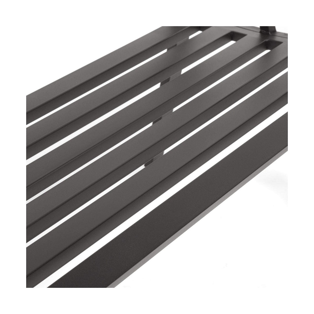 Bigbuy Home Bank Met Rugleuning Antraciet Ijzer (123 X 53 X 86 Cm)