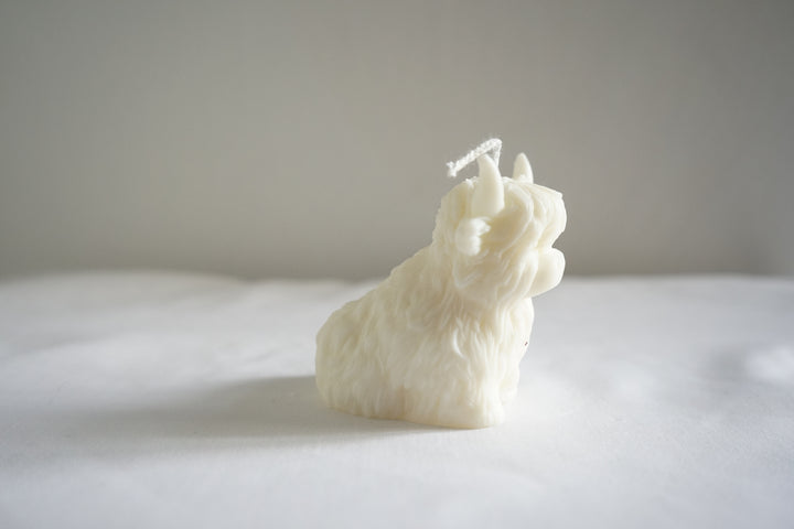 Decoratie kaars Highland Cow | Handgemaakt