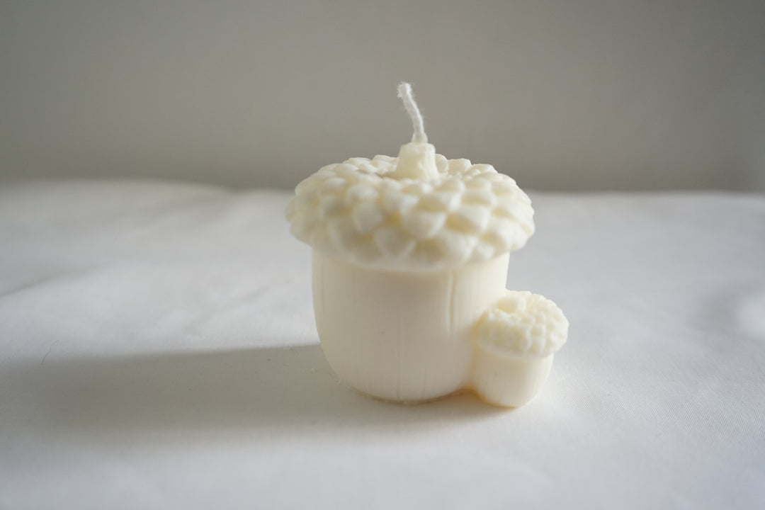 Decoratie kaars Herfst Eikel | Handgemaakt