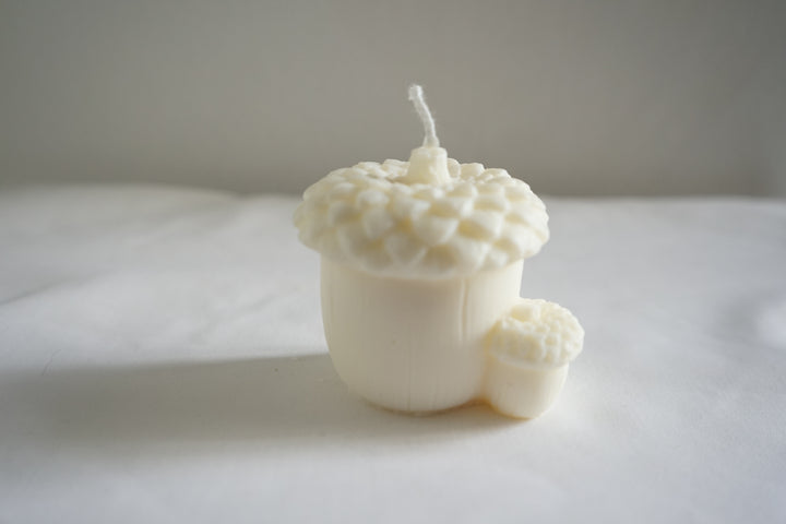 Decoratie kaars Herfst Eikel | Handgemaakt