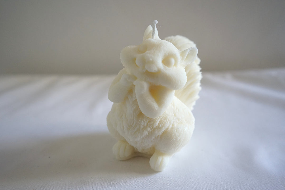 Decoratie kaars Eekhoorn | Handgemaakt