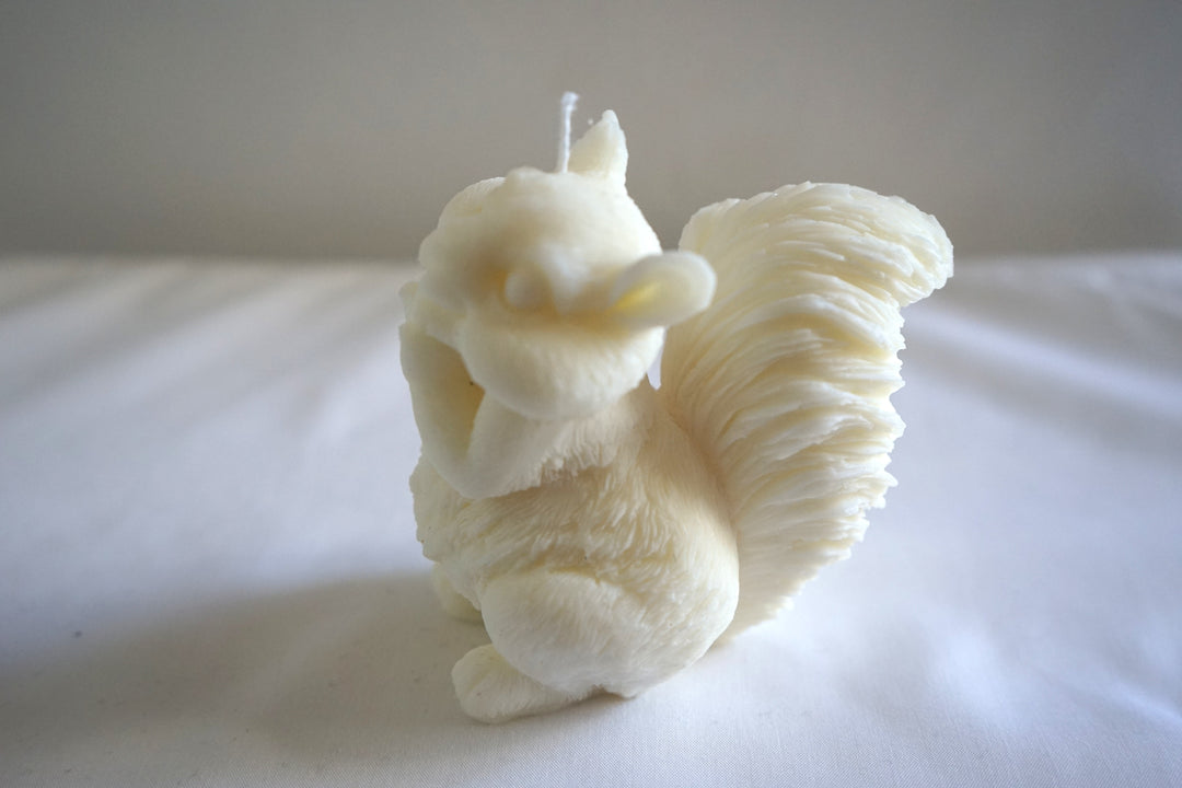 Decoratie kaars Eekhoorn | Handgemaakt