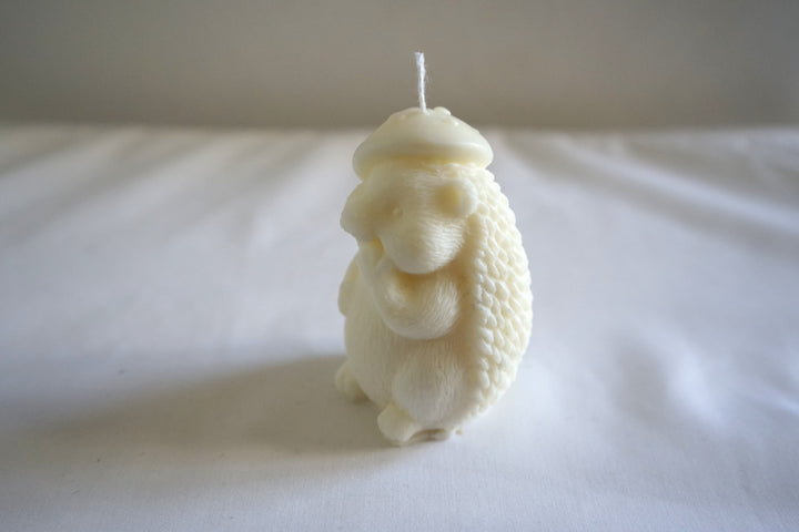 Decoratie kaars Egel | Hangemaakt