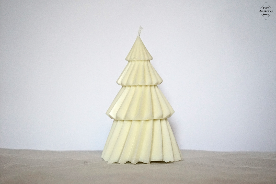 Decoratie kaars kerstboom | Handgemaakt
