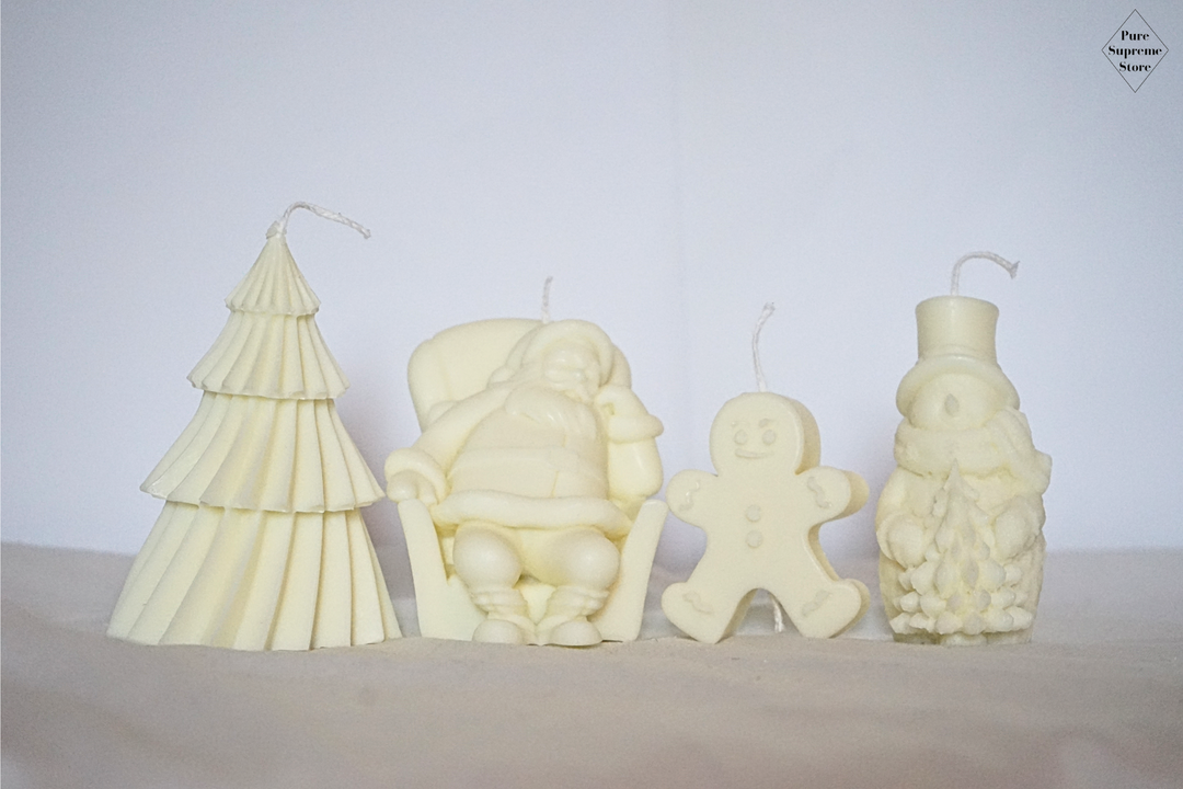 Decoratie kaarsen kerstpakket | Handgemaakt
