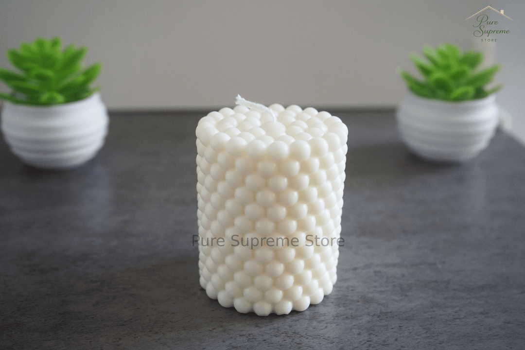 Decoratie kaars parel | Handgemaakt