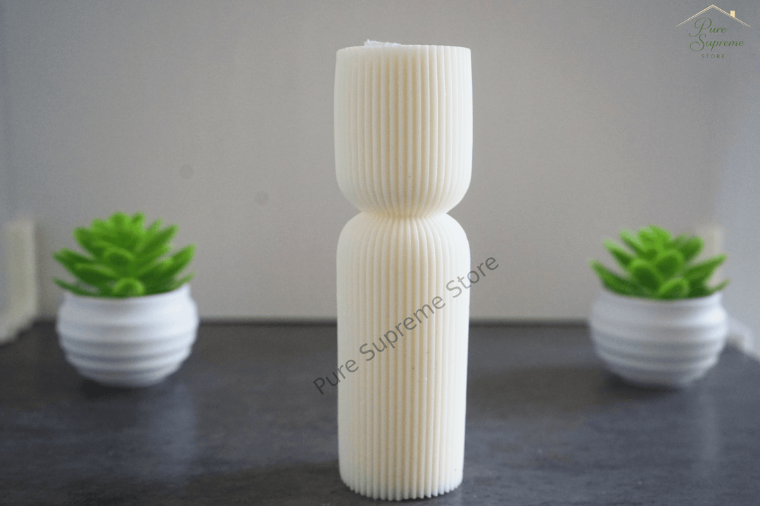 Decoratie kaars pilaar medium | Handgemaakt