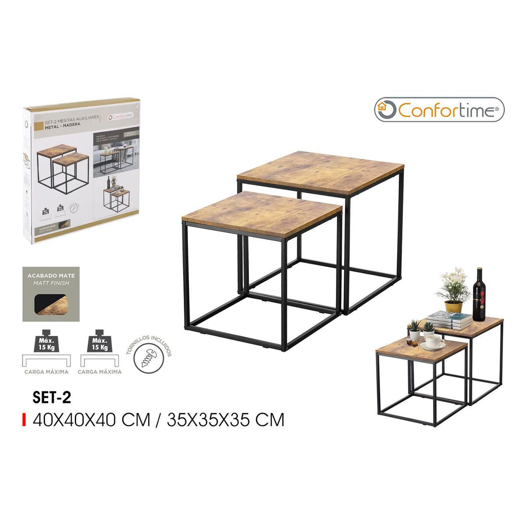 Confortime Set Van 2 Tafels Confortime (2 Stuks)