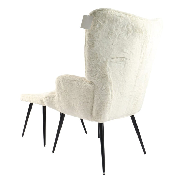 Home Esprit Armstoel Home Esprit Wit Polyester Metaal 72 X 74 X 97 Cm